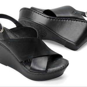 Born Womens Emmy Black Sandal - 7